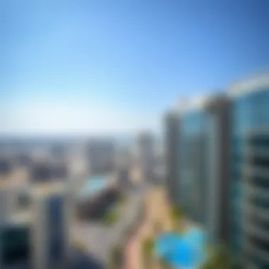 Panoramic view from Ajman One Towers