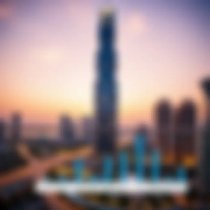 Investment potential analysis infographic related to Ajman Pearl Tower