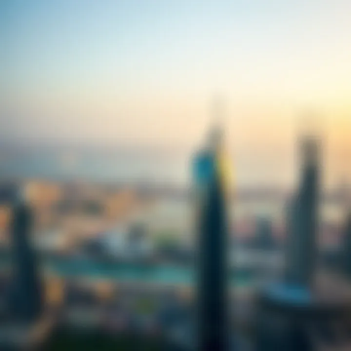 Panoramic view from Al Reef Tower 2 highlighting the Abu Dhabi skyline