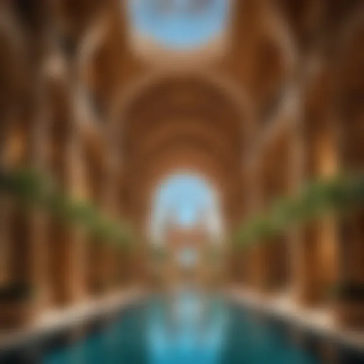 Luxurious view of Atlantis The Palm showcasing its architecture and surroundings