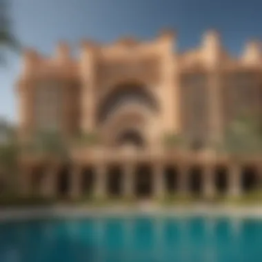 Graph depicting seasonal pricing fluctuations at Atlantis The Palm