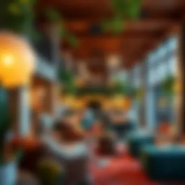 Vibrant community spaces for social interaction