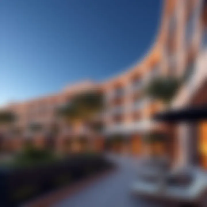 Elegant facade of Banyan Tree Residences Hillside