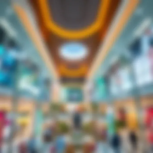 Architectural design of Barsha Mall showcasing modern aesthetics