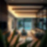 A luxurious Bnbme holiday home interior showcasing modern design and comfort