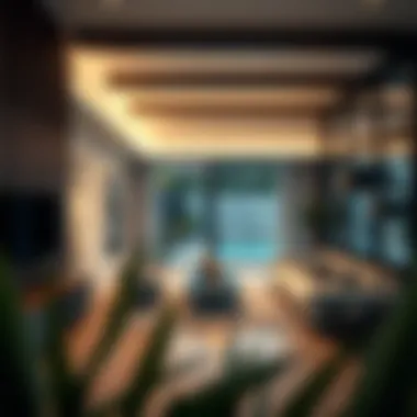 Luxurious Interior of Bnbme Holiday Home A luxurious Bnbme holiday home interior showcasing modern design and comfort