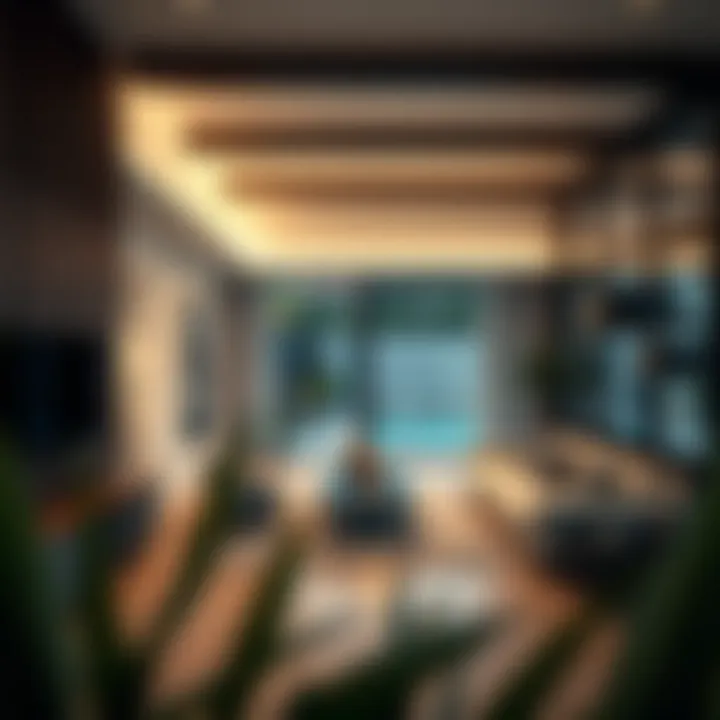 Luxurious Interior of Bnbme Holiday Home A luxurious Bnbme holiday home interior showcasing modern design and comfort