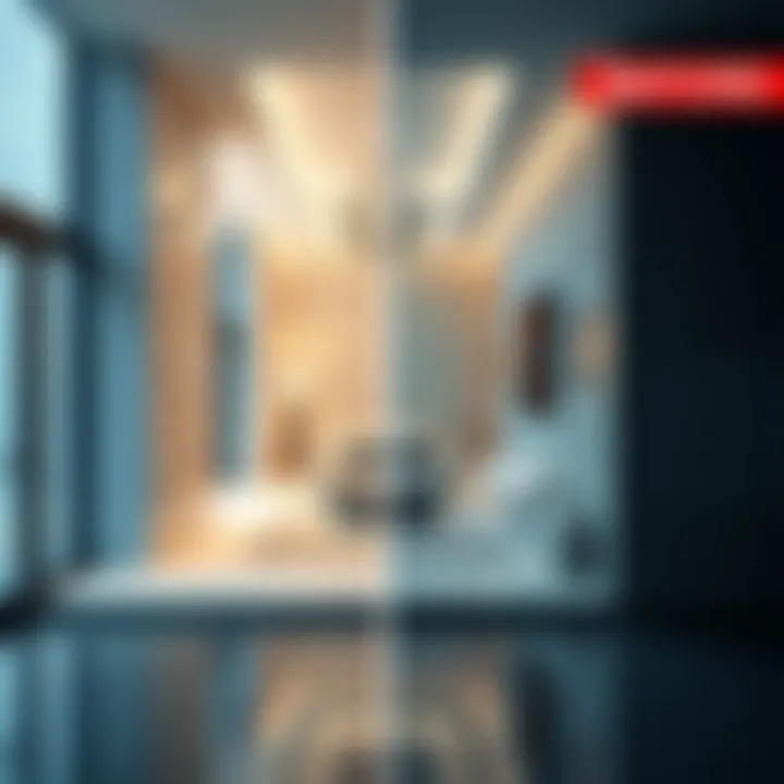 Before and after showcasing the impact of professional cleaning