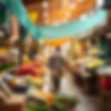 Grocery shopping experience in a local market in the UAE