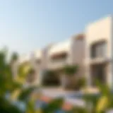 Scenic view of Dar Al Karama neighborhood showcasing modern architecture