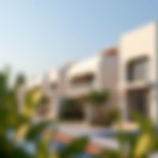 Scenic view of Dar Al Karama neighborhood showcasing modern architecture