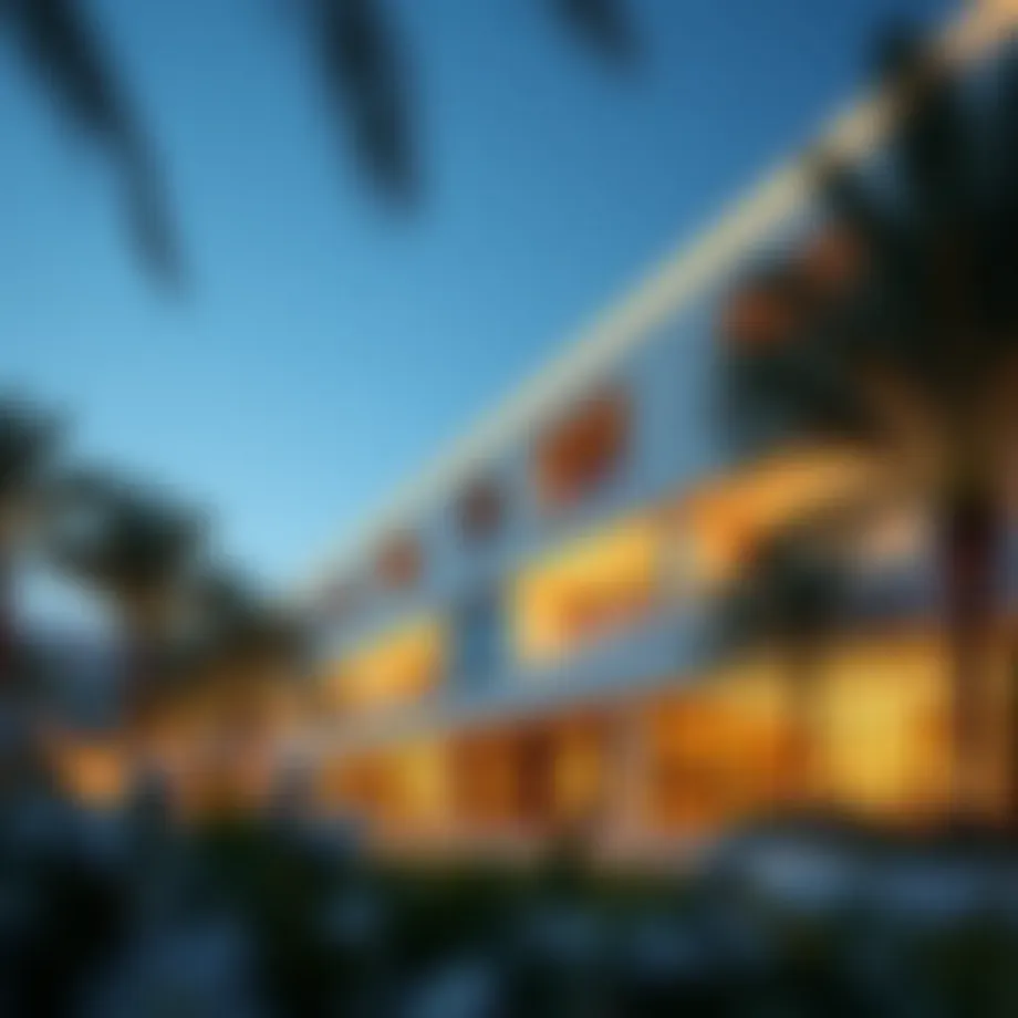 Elegant view of Eden House showcasing modern architecture