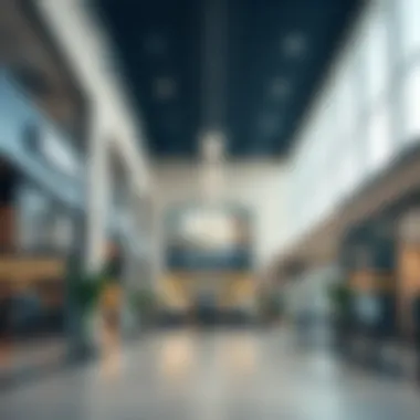 Retail Space in ADCB Khalifa City Well-designed retail space in ADCB Khalifa City featuring diverse shops and cafes