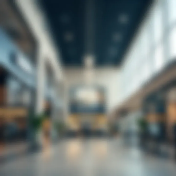 Retail Space in ADCB Khalifa City Well-designed retail space in ADCB Khalifa City featuring diverse shops and cafes