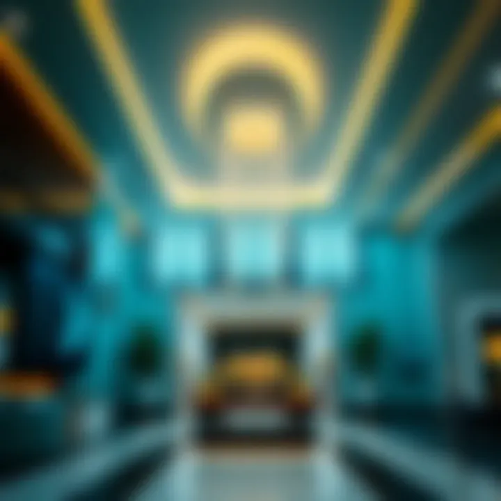 Interior of Commercial Spaces in Al Futtaim Festival Tower Interior shot highlighting the commercial spaces within Al Futtaim Festival Tower