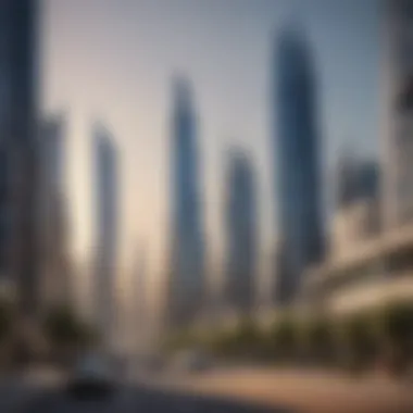 Futuristic Skyline of Al Najda Street A futuristic skyline view depicting the growth potential of the area