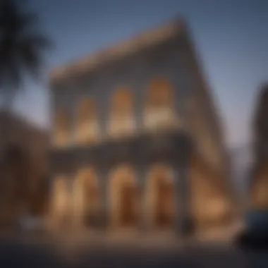 A historical landmark along Al Najda Street representing its rich heritage