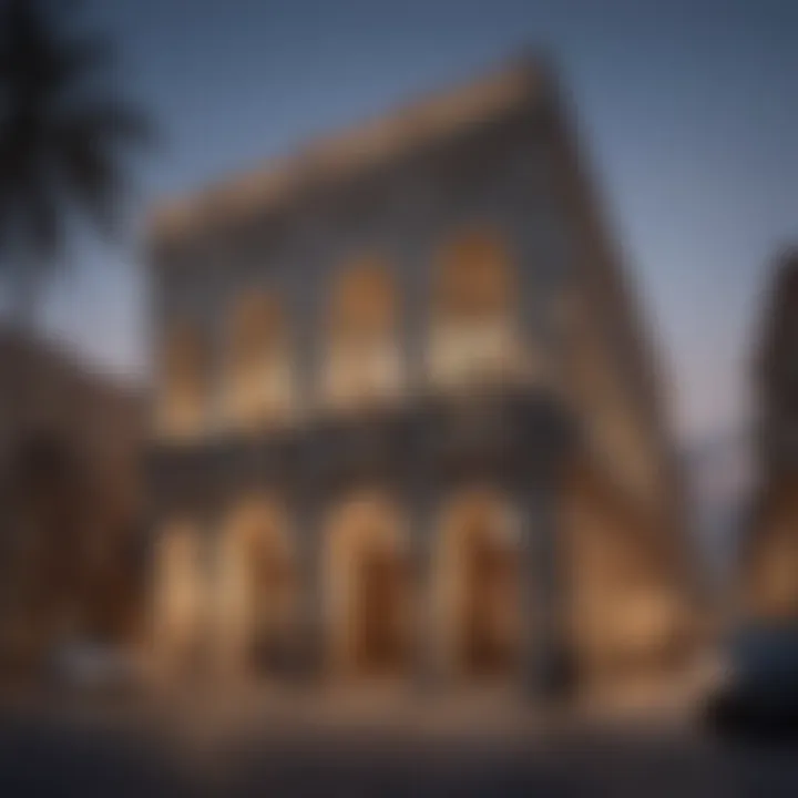 A historical landmark along Al Najda Street representing its rich heritage