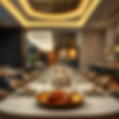 Contemporary Dining Experience in Al Quoz An elegant table setting at a contemporary restaurant in Al Quoz