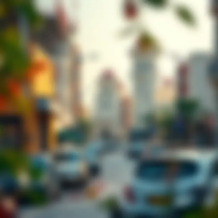 Surrounding neighborhood of Al Sayyah Residence Block D highlighting local attractions