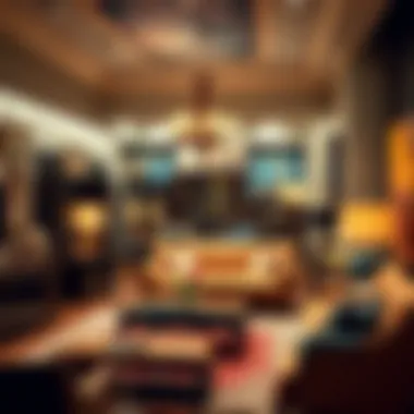 Diverse furniture styles display