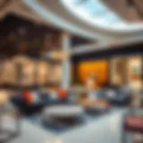 Stylish modern furniture showroom