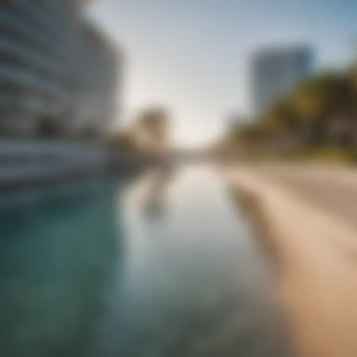 Tranquil mornings at Cove Beach with clear waters