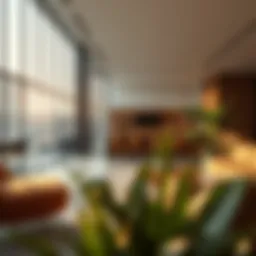 Stunning view of a modern coworking space in Dubai with innovative design