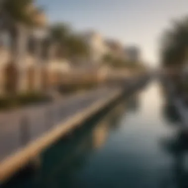 Scenic Waterfront Promenade at Creek Harbour Scenic waterfront promenade at Creek Harbour with vibrant lifestyle