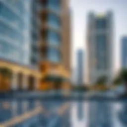 Architectural design of Dania Building Four showcasing modern aesthetics