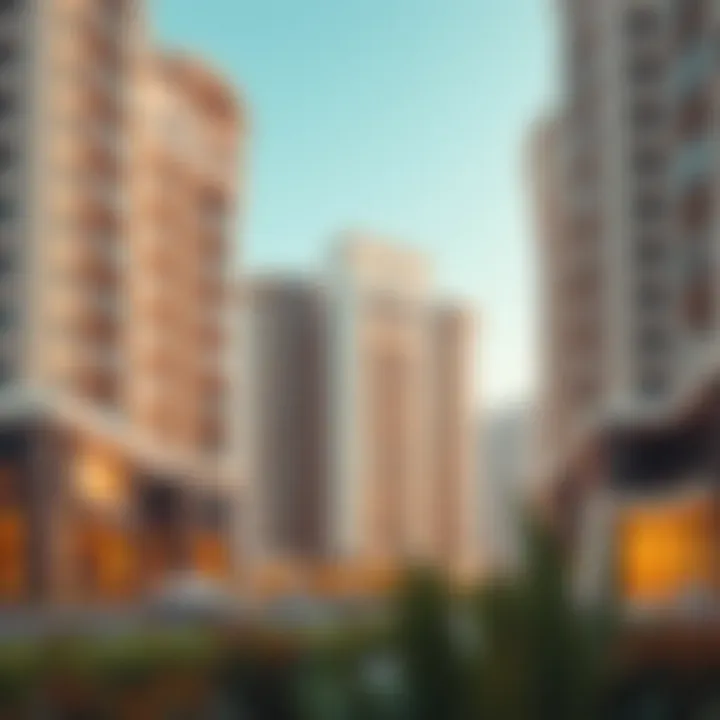 Luxurious residential buildings in Janan Mowailih