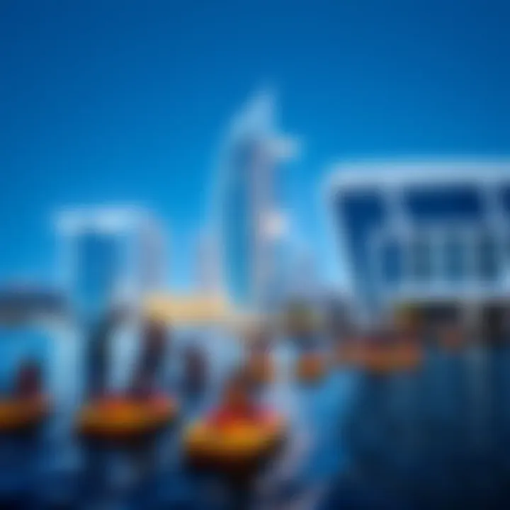 Vibrant recreational activities at Marina Bay