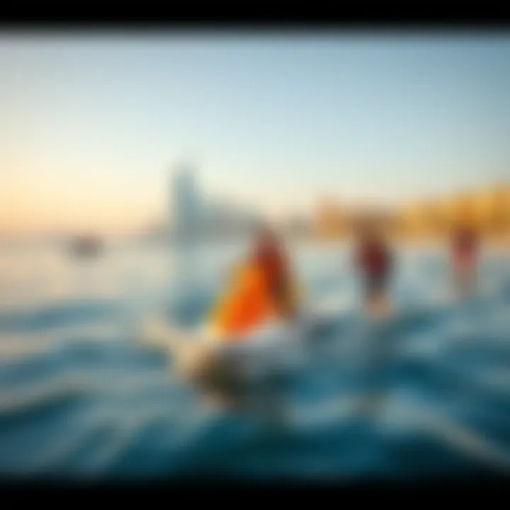 Recreational activities available on Marina Dubai Beach
