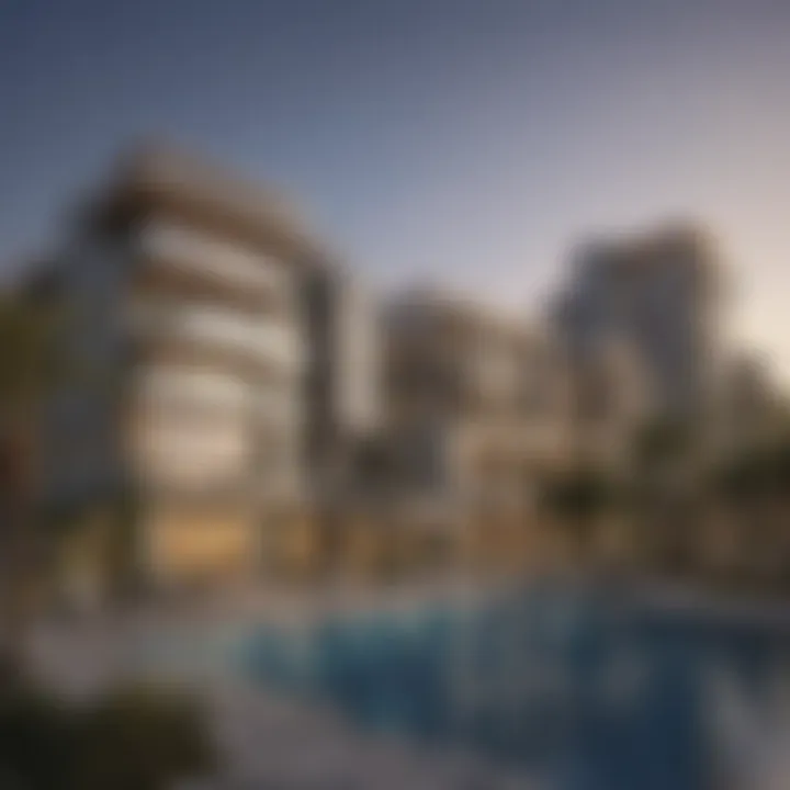 Modern residential development in the مركز ليوا area