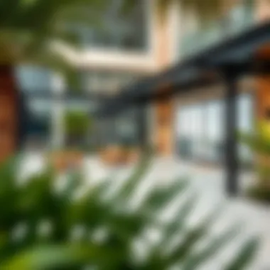 Community amenities available in a Dubai apartment complex