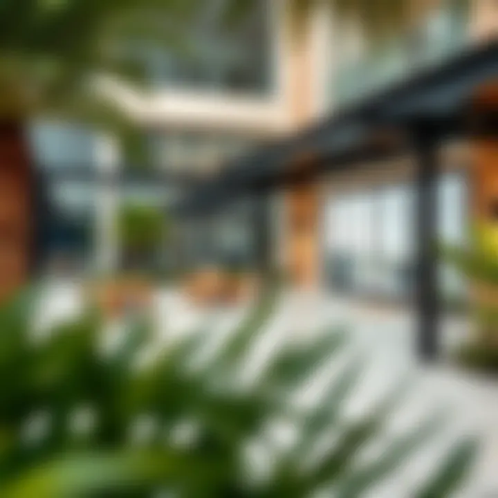 Community amenities available in a Dubai apartment complex