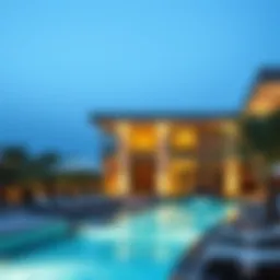 Luxury private pool design in Dubai