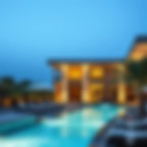 Luxury private pool design in Dubai