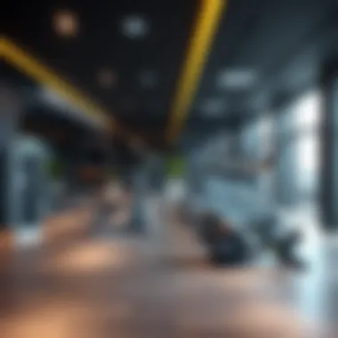 Modern fitness center equipped with advanced facilities in Privé Residence