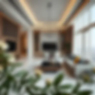 Luxurious living space within Privé Residence highlighting contemporary design