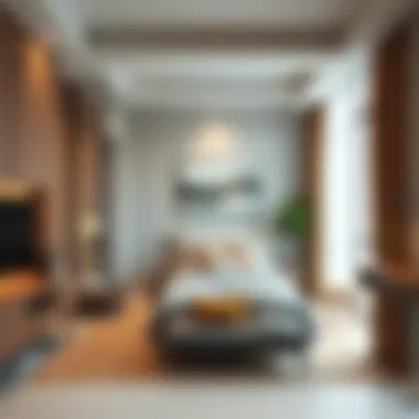 Modern Studio Interior Stylish studio interior highlighting modern amenities