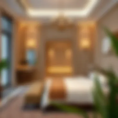 Luxurious private accommodation showcasing elegance