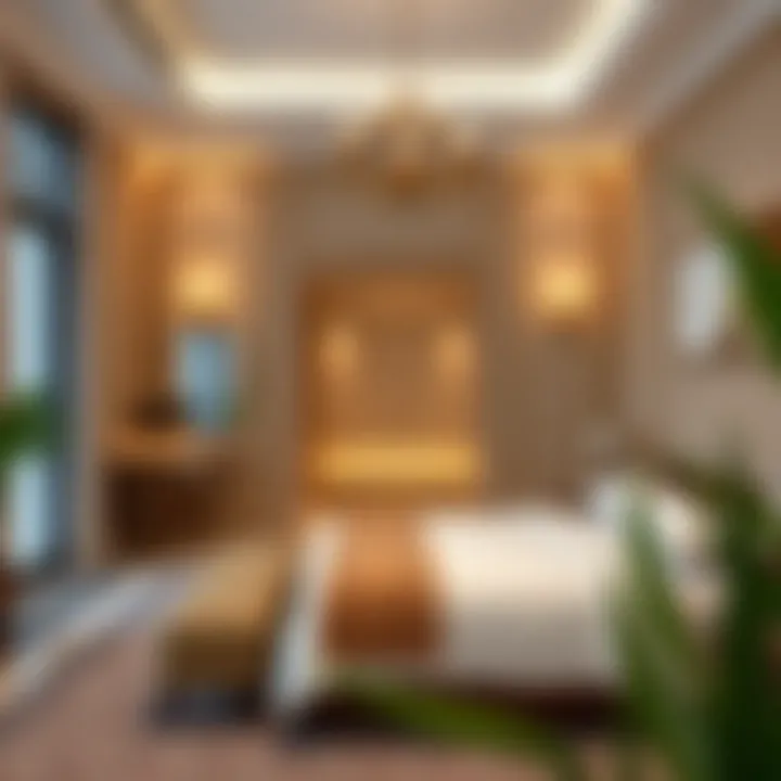 Luxurious private accommodation showcasing elegance