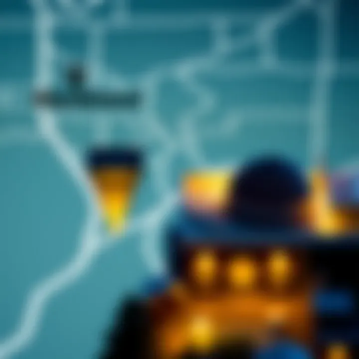 Map highlighting key locations in Mankhool