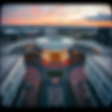 Aerial View of Safari Mall Aerial view of Safari Mall showcasing its modern architectural design