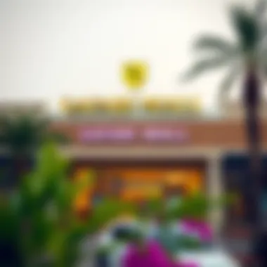 Exterior Features of Safari Mall Exterior shot of Safari Mall with its vibrant signage and surroundings