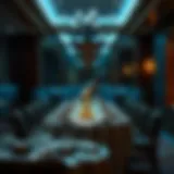 Elegant dining setup showcasing Indian culinary art