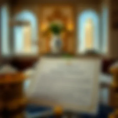 Legal documents representing residency requirements