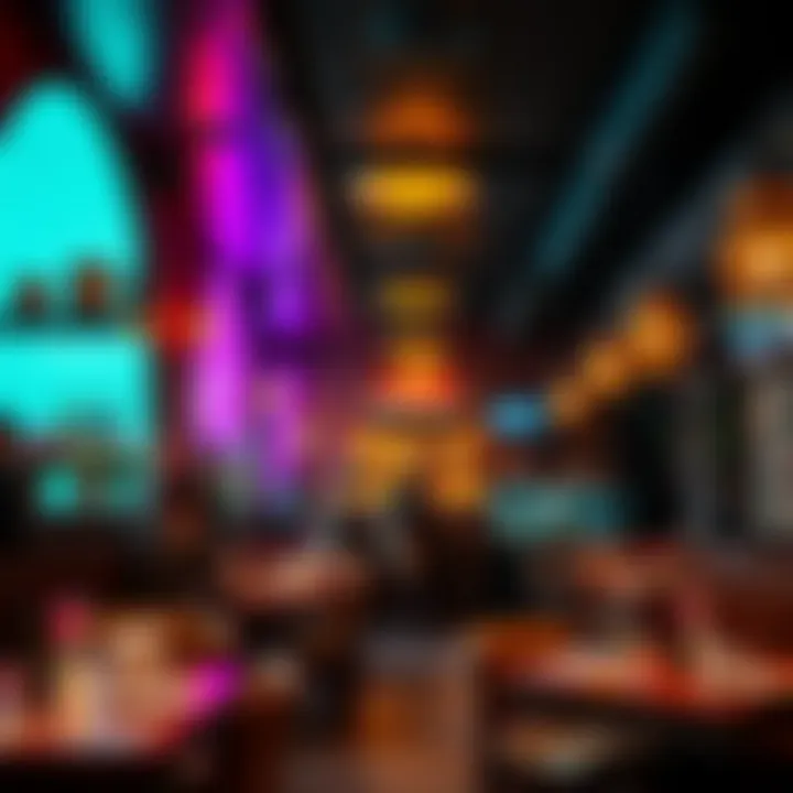 A vibrant atmosphere in a popular Syrian dining establishment