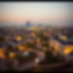 Stunning view of Damac Hills community